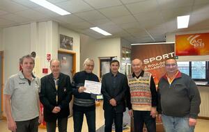 Remise de la plaquette départementale d'Or à Jean-Pierre EPARS