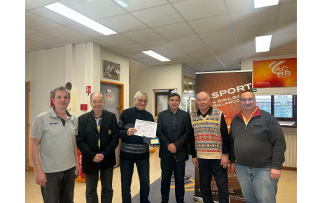 Remise de la plaquette départementale d'Or à Jean-Pierre EPARS