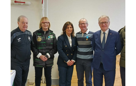 Remise de médailles ministérielles à La Garenne-Colombes